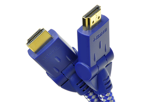 Inakustik Premium Blue HDMI 180° - kątowy przewód HDMI/HDMI