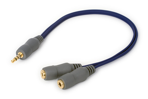 Techlink WiresNX 690020 - rozgałęziacz mini jack 3,5 mm stereo na kablu