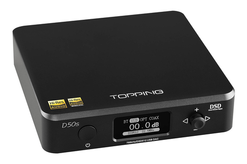Topping D50s - przetwornik cyfrowo-analogowy DAC USB