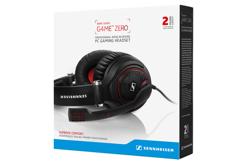 Sennheiser G4ME™ Zero Black - słuchawki multimedialne z mikrofonem