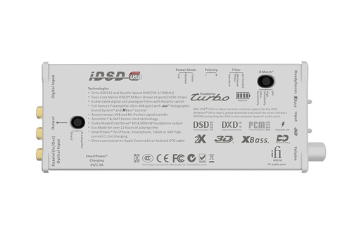 iFi audio iDSD micro - wzmacniacz słuchawkowy z przetwornikiem DAC USB
