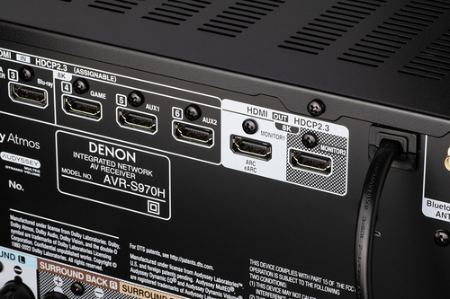 Denon AVR-S970H - amplituner wielokanałowy