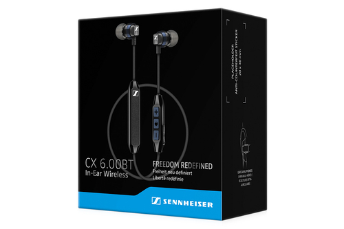 Sennheiser CX 6.00BT - słuchawki dokanałowe bezprzewodowe Bluetooth