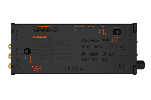iFi audio iDSD micro Black Label - wzmacniacz słuchawkowy z przetwornikiem DAC USB