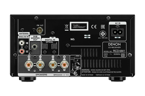 Denon RCD-M41 - amplituner stereo z odtwarzaczem CD
