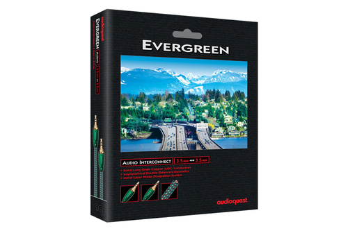 Audioquest Evergreen 3,5 mm/3,5 mm - przewód mini jack 3,5 mm stereo/mini jack 3,5 mm stereo