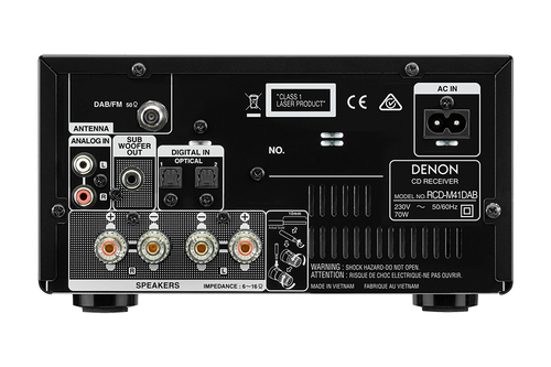 Denon RCD-M41DAB - amplituner stereo z odtwarzaczem CD